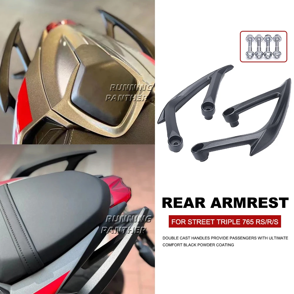 For Street Triple 765RS 765R 765S 765 RS R S 765rs 765r Motorcycle Passenger Rear Armrest Grab Handle Seat Hand Handle Grab Bar
For Street Triple 765RS 765R 765S 765 RS R S 765rs 765r Motorcycle Passenger Rear Armrest Grab Handle Seat Hand Handle Grab Bar