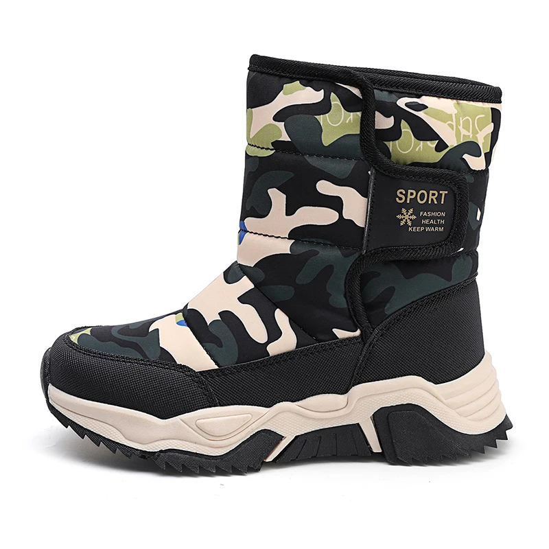 Children's snow boots Winter High quality waterproof Keep warm Boys' shoes Outdoors Anti-slip Fashion Versatile kids sneakers
Children's snow boots Winter High quality waterproof Keep warm Boys' shoes Outdoors Anti-slip Fashion Versatile kids sneakers