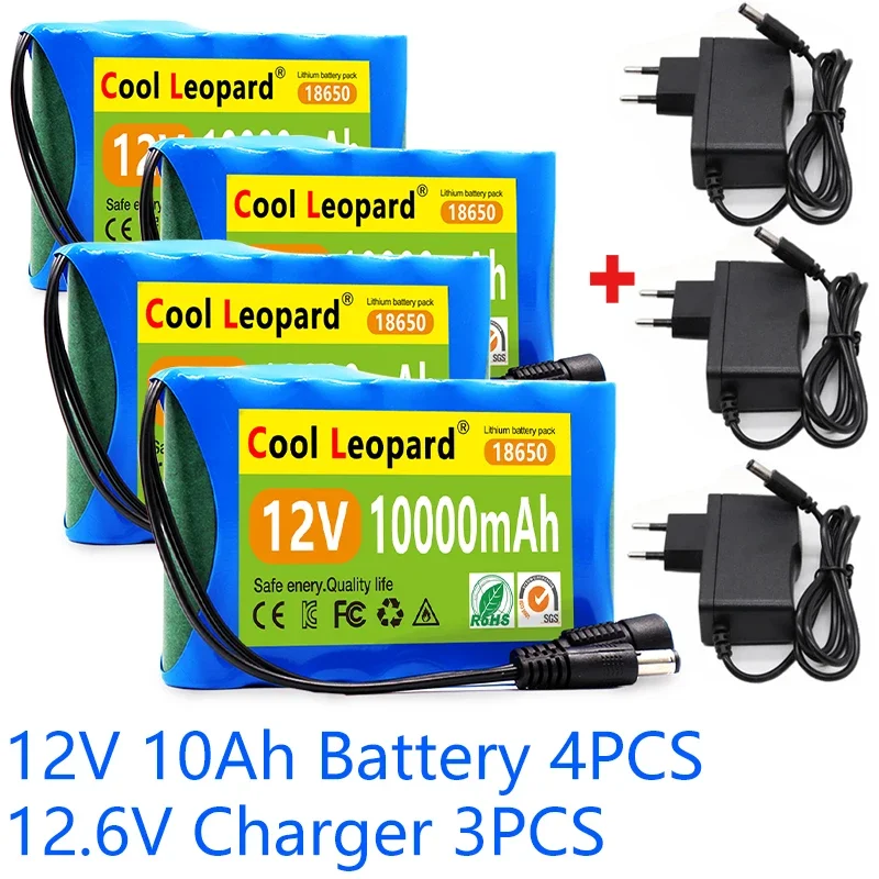 3S2P 12V 10000mAh High Capacity PortableRechargeable Lithium Ion Battery Pack For DC CCTV Cam Monitor 12.6v 10Ah Battery
3S2P 12V 10000mAh High Capacity PortableRechargeable Lithium Ion Battery Pack For DC CCTV Cam Monitor 12.6v 10Ah Battery