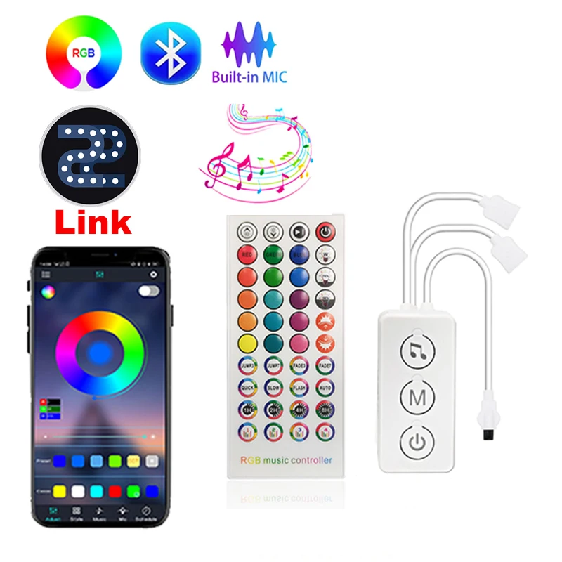Контроллер светодиодных фонарей Bluetooth с регулируемой яркостью RGB-контроллер Голосовой датчик DuoCo Strip Светодиодный контроллер для 5050 RGB светодиодных лент
Контроллер светодиодных фонарей Bluetooth с регулируемой яркостью RGB-контроллер Голосовой датчик DuoCo Strip Светодиодный контроллер для 5050 RGB светодиодных лент