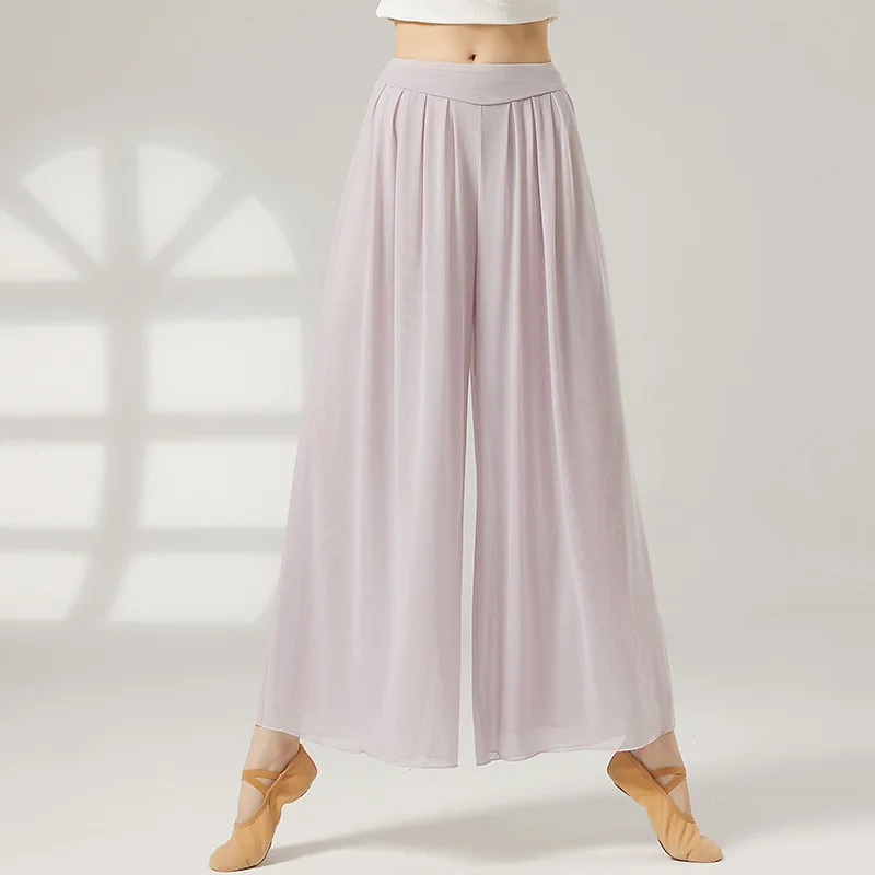 Women High Waist Wide Legs Flowing Fairy Costume Classical Dance Practice Pants Professional Teacher Gauze Yoga Dance Pants
Women High Waist Wide Legs Flowing Fairy Costume Classical Dance Practice Pants Professional Teacher Gauze Yoga Dance Pants