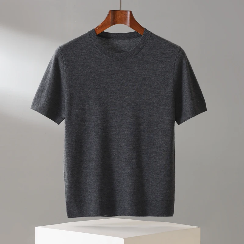 100% cashmere men's sweater casual solid knitted pullover short sleeved round neck Tees basic Blouse large loose Jumper T-shirt
100% cashmere men's sweater casual solid knitted pullover short sleeved round neck Tees basic Blouse large loose Jumper T-shirt