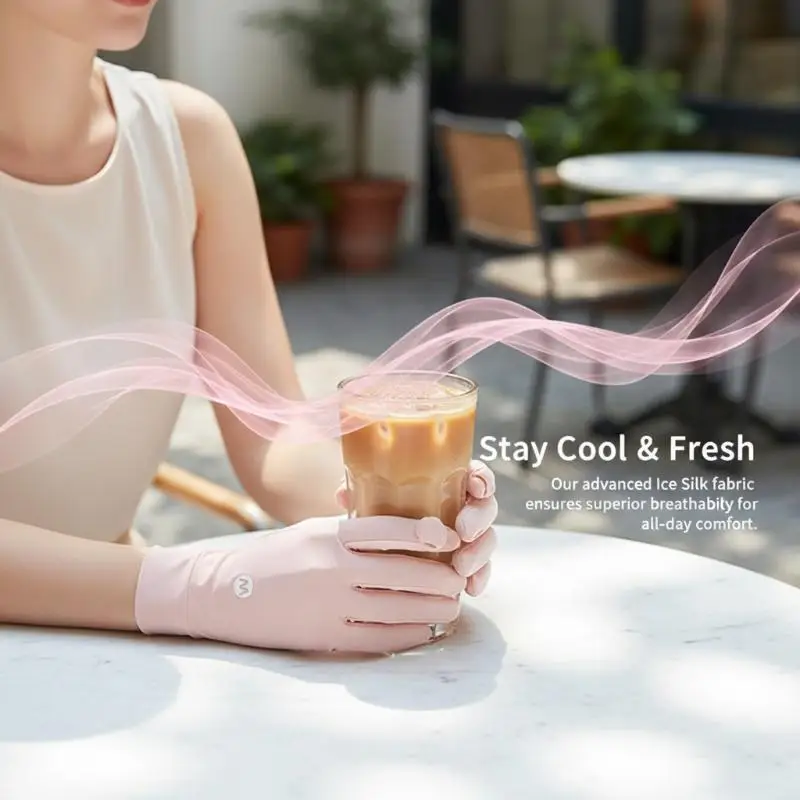 Women Sunblock Gloves 1Pair Mesh NonSlip Summer Thin Gloves UV Protection Driving Cycling Screen Compatible
Women Sunblock Gloves 1Pair Mesh NonSlip Summer Thin Gloves UV Protection Driving Cycling Screen Compatible