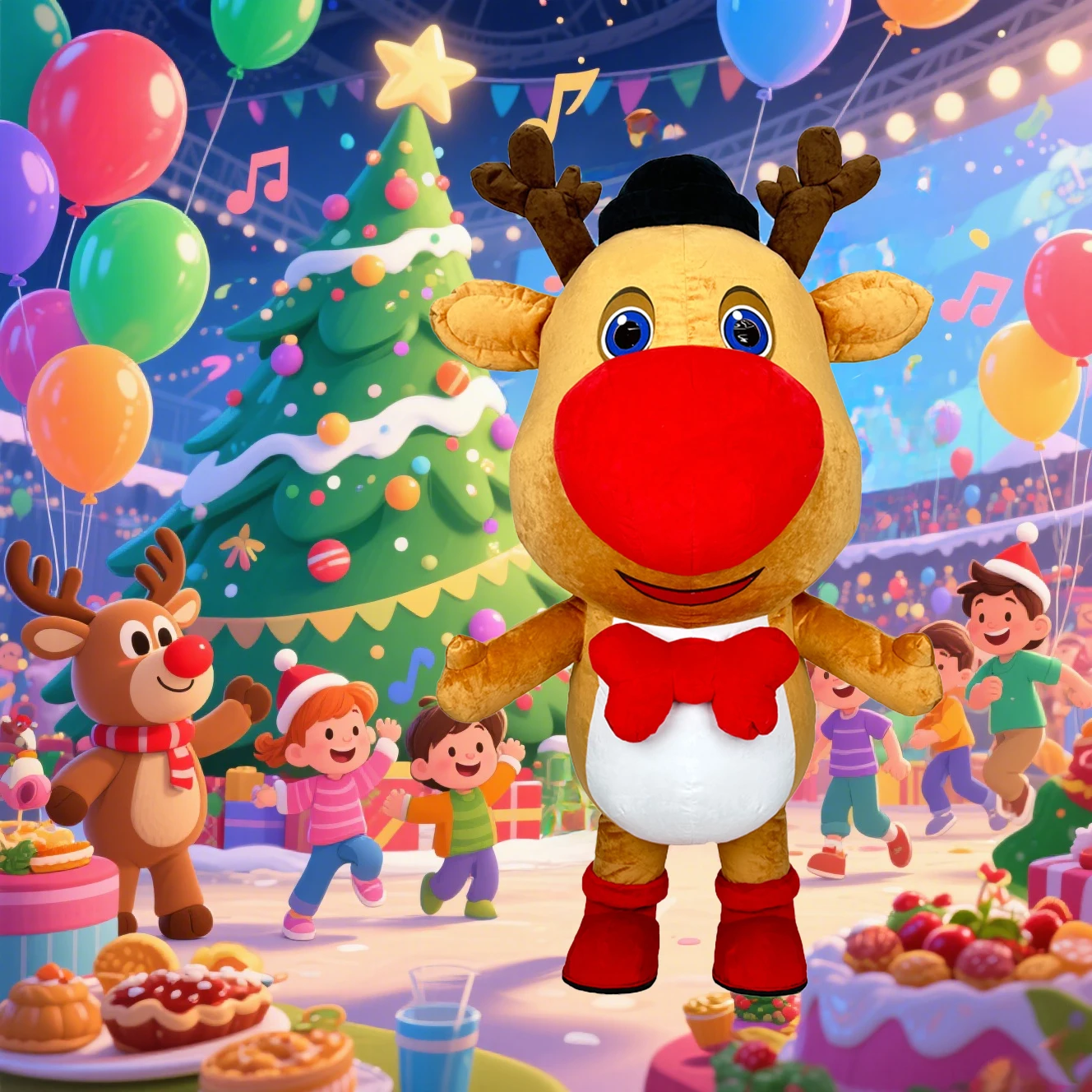 Christmas Deer Inflatable Plush Costume Cartoon Character Cosplay Adult Halloween Christmas Party Promotion Prop Costume
Christmas Deer Inflatable Plush Costume Cartoon Character Cosplay Adult Halloween Christmas Party Promotion Prop Costume