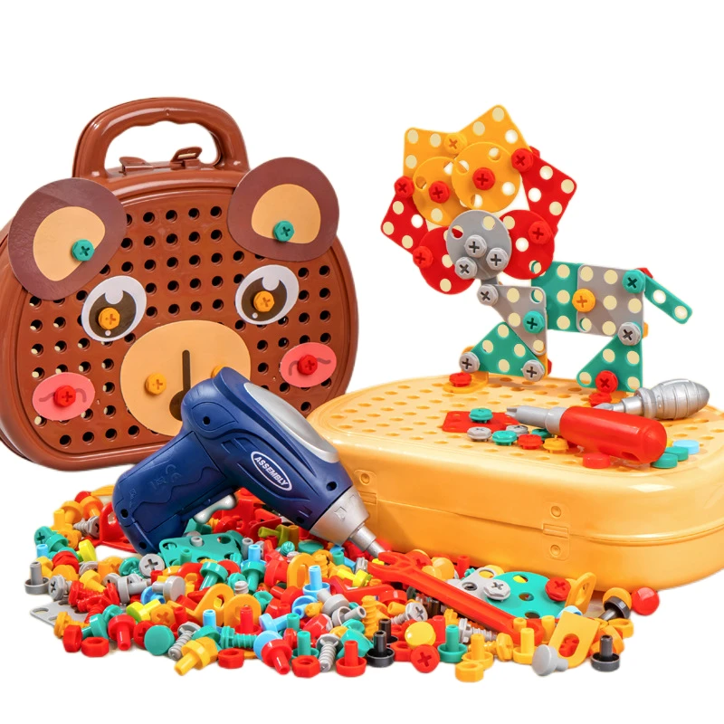Children Electric Drill Toolbox Driller Games Tool Toy for Boys 4 6 Years Old Montessori Screw Puzzle Kid Pretend Play Toys Gift
Children Electric Drill Toolbox Driller Games Tool Toy for Boys 4 6 Years Old Montessori Screw Puzzle Kid Pretend Play Toys Gift