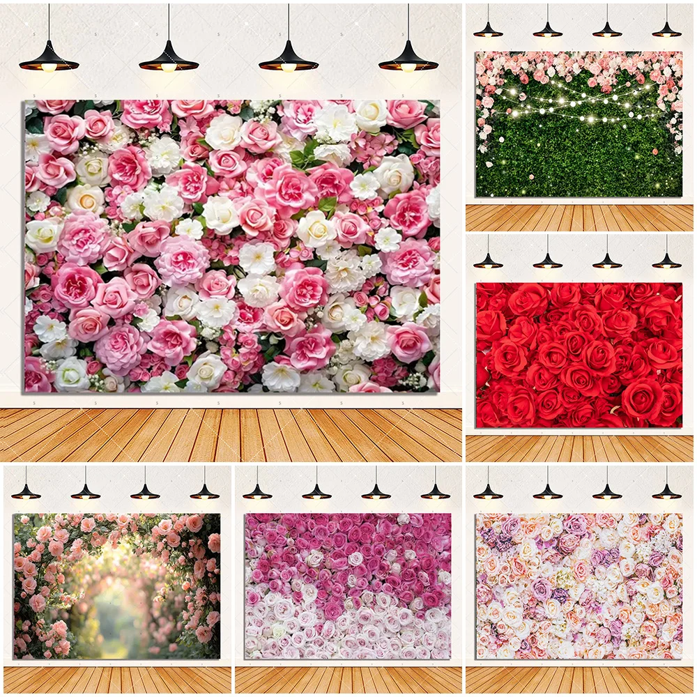 Rose Flower Wall Wedding Party Decorations Pink Floral Backdrop Supplies Engagement Background Photo Studio Photography Props
Rose Flower Wall Wedding Party Decorations Pink Floral Backdrop Supplies Engagement Background Photo Studio Photography Props