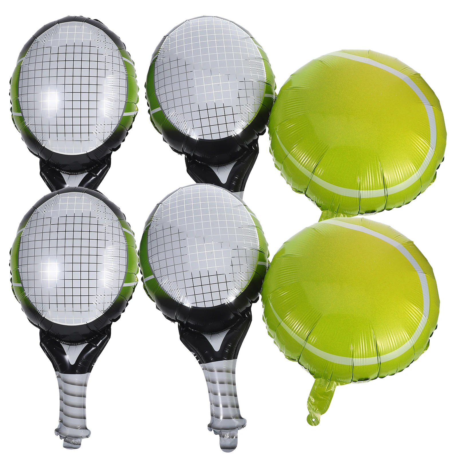 6 Pieces Tennis Ball Racket Balloons 18 Inch Light Color Balls Green Rackets Birthday Baby Shower Aluminum Foil
6 Pieces Tennis Ball Racket Balloons 18 Inch Light Color Balls Green Rackets Birthday Baby Shower Aluminum Foil
