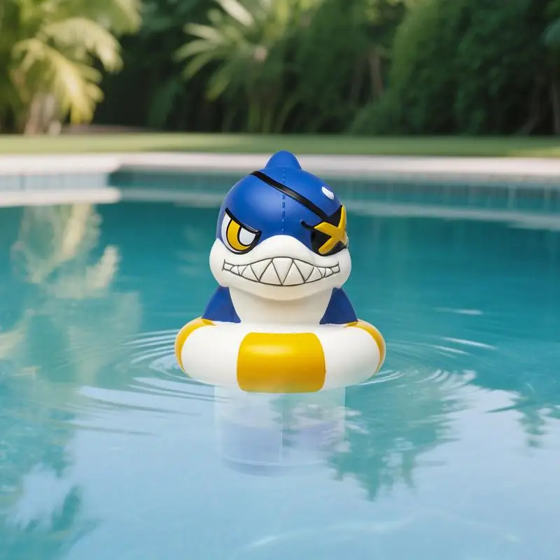 Floating Chlorine Dispenser For Pool Large Chlorine Floater Shark Design Fit 3-Inch Tabs Hold 4 Tablets Container Floated For
Floating Chlorine Dispenser For Pool Large Chlorine Floater Shark Design Fit 3-Inch Tabs Hold 4 Tablets Container Floated For