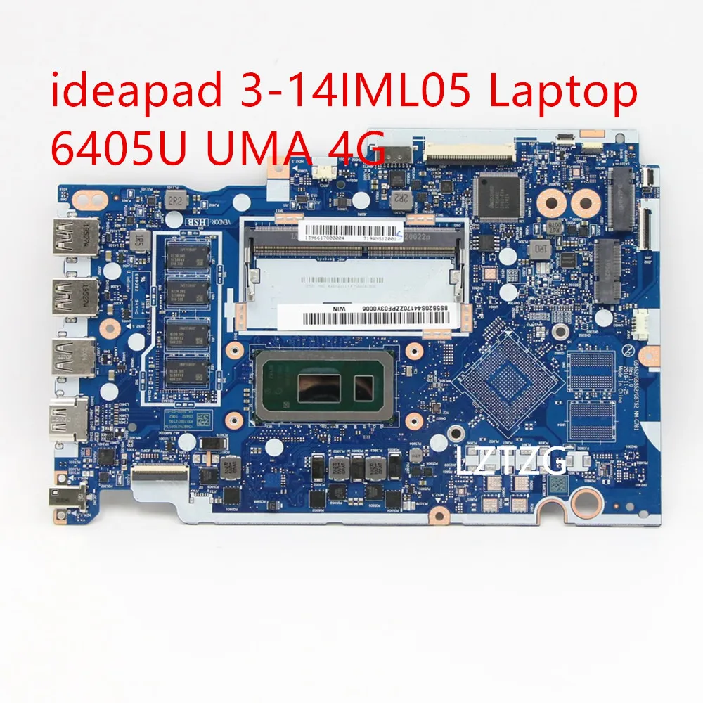 Материнская плата для ноутбука Lenovo ideapad 3-14IML05, материнская плата 6405U UMA 4G 5B20S44170 5B21B36515
Материнская плата для ноутбука Lenovo ideapad 3-14IML05, материнская плата 6405U UMA 4G 5B20S44170 5B21B36515