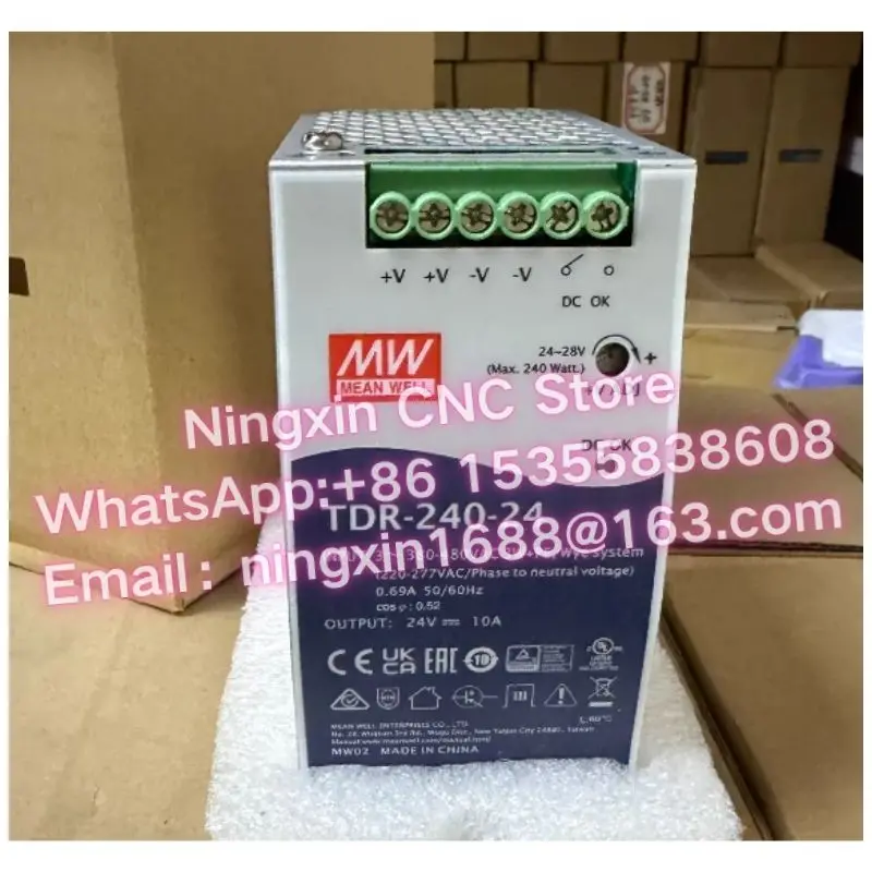 New original TDR-240-24 TDR-240-48 TDR-480-24 TDR-480-48 TDR-960-24 TDR-960-48 switching power supply
New original TDR-240-24 TDR-240-48 TDR-480-24 TDR-480-48 TDR-960-24 TDR-960-48 switching power supply