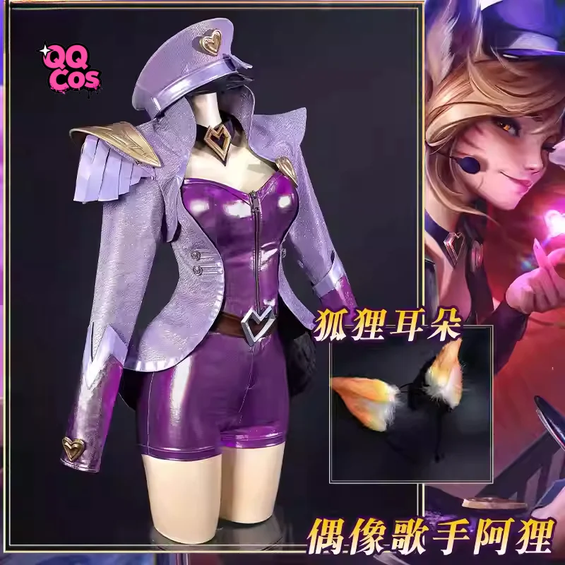 Game LOL Ahri (the Nine-Tailed Fox) Popstar Ahri Cosplay Costume Bloody Queen Mary Sweet Dress Halloween Costume Female QQcos
Game LOL Ahri (the Nine-Tailed Fox) Popstar Ahri Cosplay Costume Bloody Queen Mary Sweet Dress Halloween Costume Female QQcos