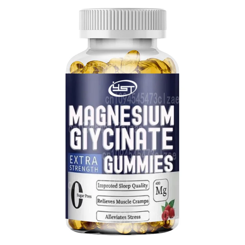 Magnesium Glycinate 400mg Gummies, Sugar Free Magnesium Gummies Containing Vitamin D for Muscle Relief
Magnesium Glycinate 400mg Gummies, Sugar Free Magnesium Gummies Containing Vitamin D for Muscle Relief