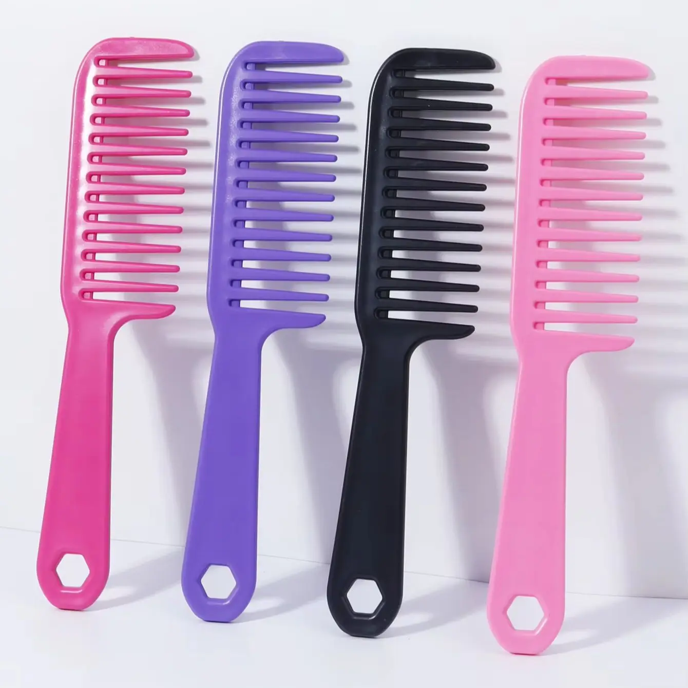 Professional hair styling comb with wide teeth, oil head styling comb, smooth hair without tangling, special for real hair wigs
Professional hair styling comb with wide teeth, oil head styling comb, smooth hair without tangling, special for real hair wigs