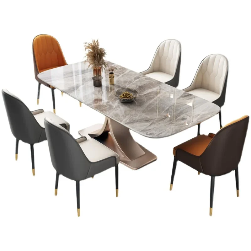 Light Luxury Bright Stone Plate Dining Table and Chair Household Small Apartment Modern Minimalist
Light Luxury Bright Stone Plate Dining Table and Chair Household Small Apartment Modern Minimalist