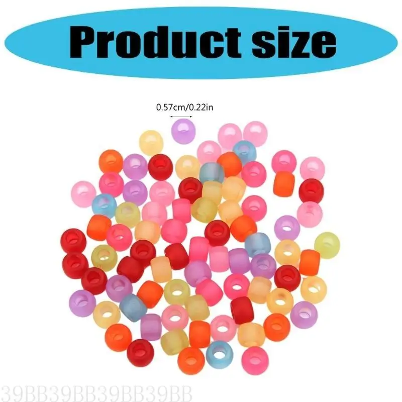 39BB Pack of 200 Round Acrylic Hair Beads for Kids Girls Braids Colorful Glow In Dark Accessories for Women and Girls
39BB Pack of 200 Round Acrylic Hair Beads for Kids Girls Braids Colorful Glow In Dark Accessories for Women and Girls