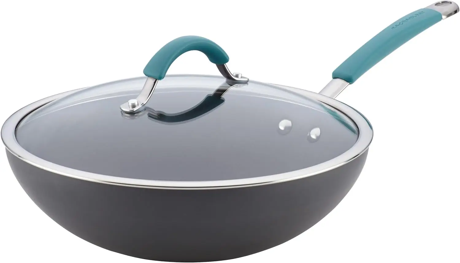 11-Inch Nonstick Stir Fry Pan, Hard-Anodized Covered Wok, Dishwasher Safe, Oven Safe to 400°F
11-Inch Nonstick Stir Fry Pan, Hard-Anodized Covered Wok, Dishwasher Safe, Oven Safe to 400°F