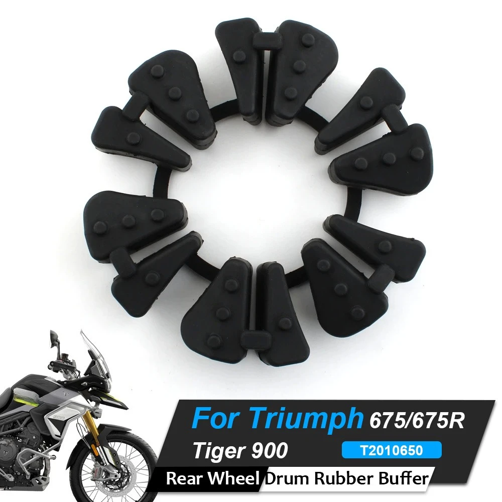 T2010650 Motorcycle Rubber Rear Wheel Shock Absorption Cushion For Triumph Bonneville T100 T120 Bobber Speedmaster 2018-2021
T2010650 Motorcycle Rubber Rear Wheel Shock Absorption Cushion For Triumph Bonneville T100 T120 Bobber Speedmaster 2018-2021