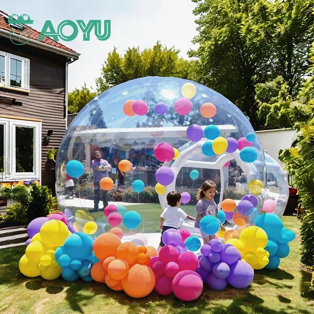 AOYU Clear Bubble-House Inflatable Balloon House Bouncy Castle Dome Custom Advertising Air Igloo Tent For Party Rental
AOYU Clear Bubble-House Inflatable Balloon House Bouncy Castle Dome Custom Advertising Air Igloo Tent For Party Rental