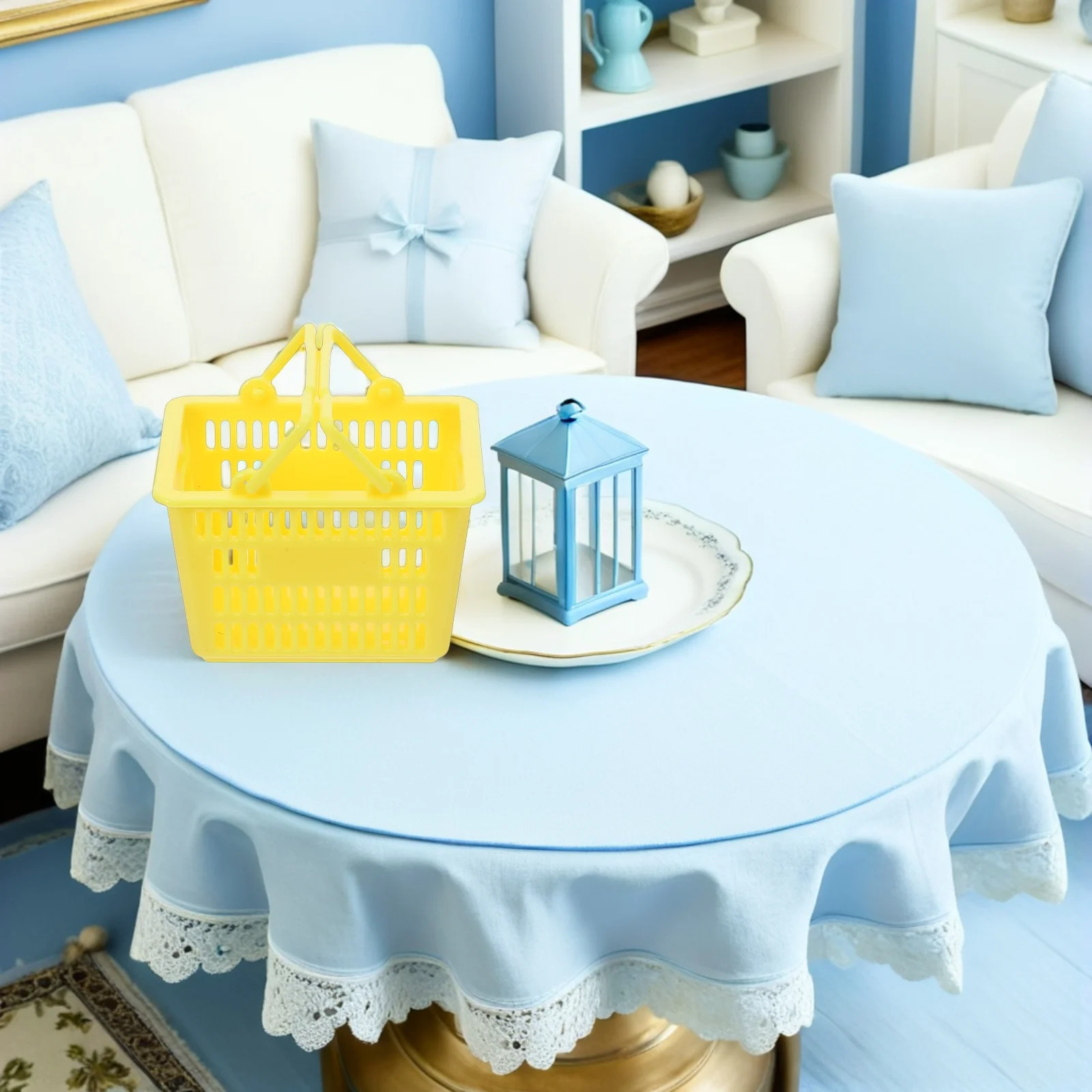 20Pcs Mini Shopping Basket with Handle - Realistic Pretend Play Grocery Basket for Kids - Bright Color Plastic Kitchen Play
20Pcs Mini Shopping Basket with Handle - Realistic Pretend Play Grocery Basket for Kids - Bright Color Plastic Kitchen Play