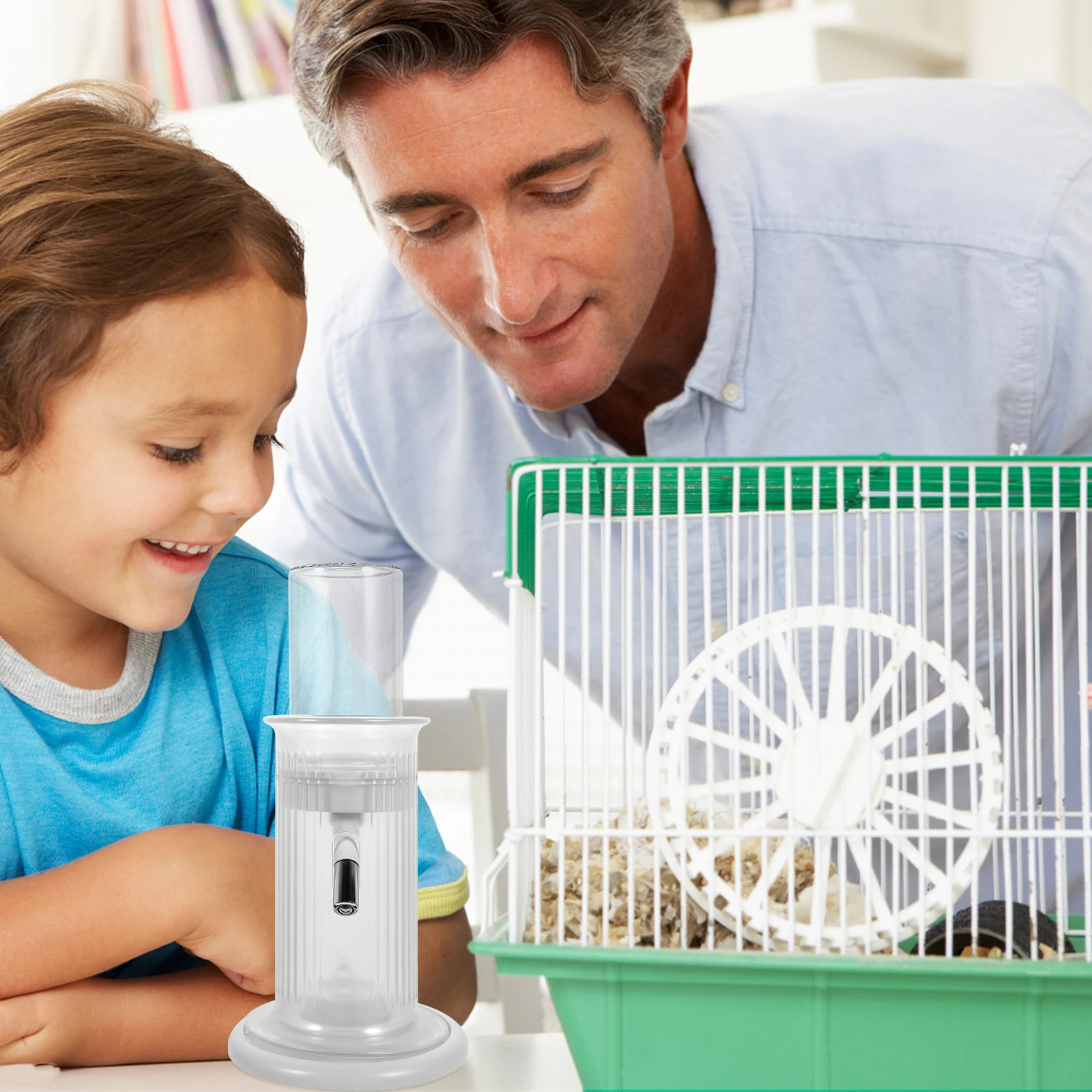 Automatic Hamster Water Bottle Leak-Proof Cage Waterer Vertical Chinchilla Feeder Floor Pet Drinking Dispenser for Small
Automatic Hamster Water Bottle Leak-Proof Cage Waterer Vertical Chinchilla Feeder Floor Pet Drinking Dispenser for Small