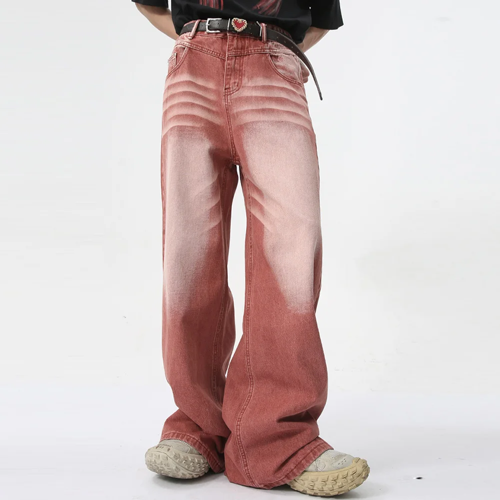 Red Washed Jeans Mens Summer Jeans For Holiday Casual Style Comfort Fit High Waist Hipster Fashion Non Stretch
Red Washed Jeans Mens Summer Jeans For Holiday Casual Style Comfort Fit High Waist Hipster Fashion Non Stretch
