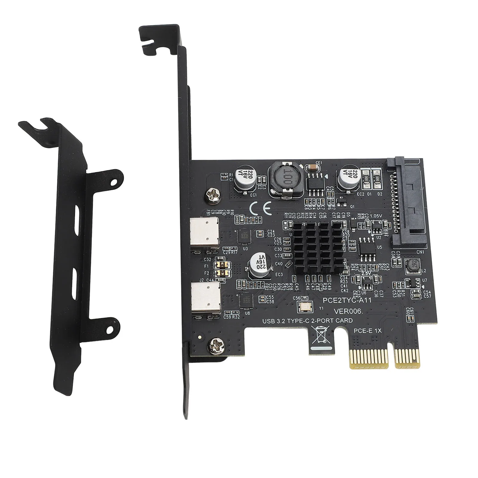 USB 3.2 PCI Express Expansion Card Easy To Install Professional USB3.2 Gen 2 Expansion Card High Speed 10Gbps for Desktop PC
USB 3.2 PCI Express Expansion Card Easy To Install Professional USB3.2 Gen 2 Expansion Card High Speed 10Gbps for Desktop PC