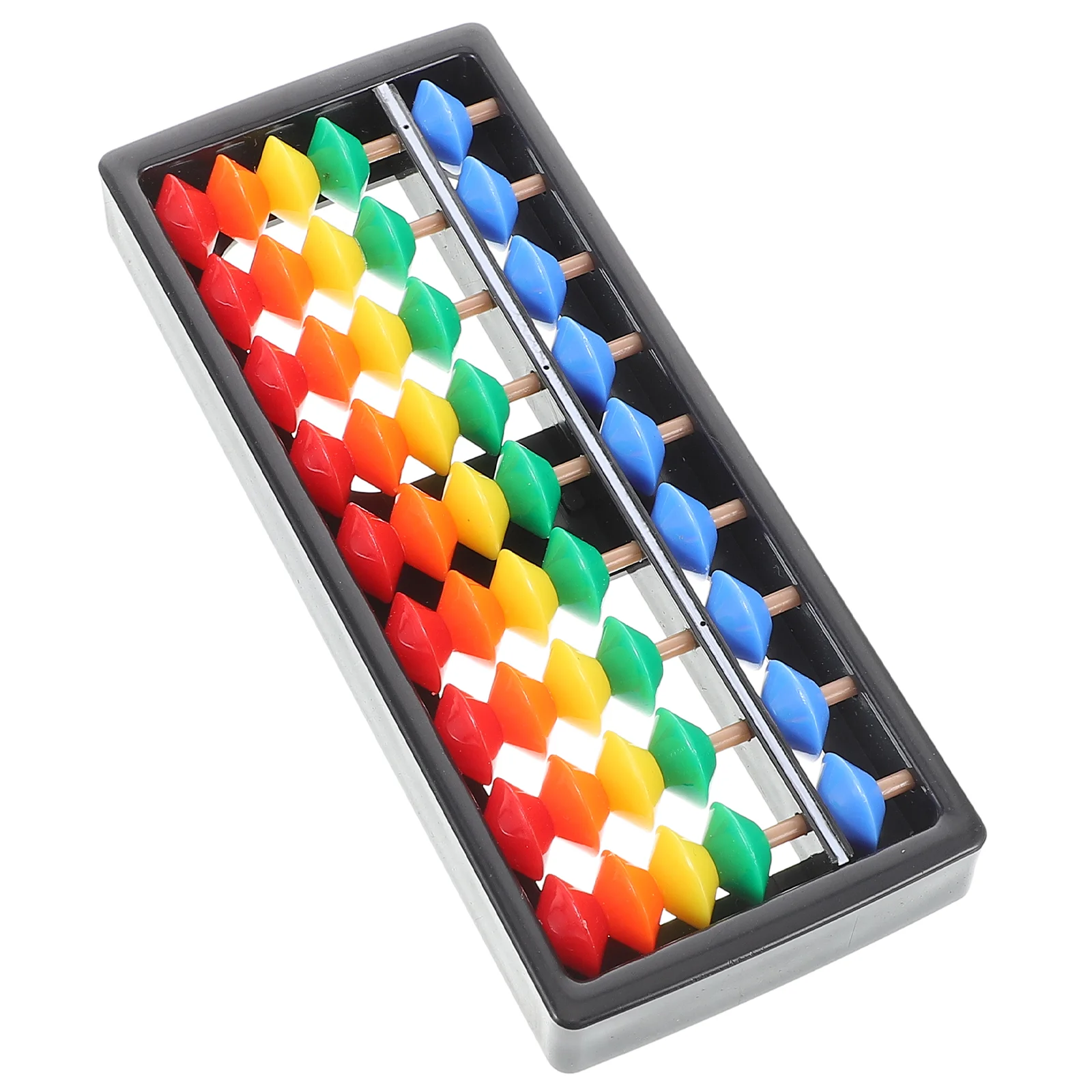 9 Row Colorful Plastic Abacus Beads Arithmetic Tool for Kids Math Student 5 Beads Per Row Portable Lightweight Educational Toy
9 Row Colorful Plastic Abacus Beads Arithmetic Tool for Kids Math Student 5 Beads Per Row Portable Lightweight Educational Toy