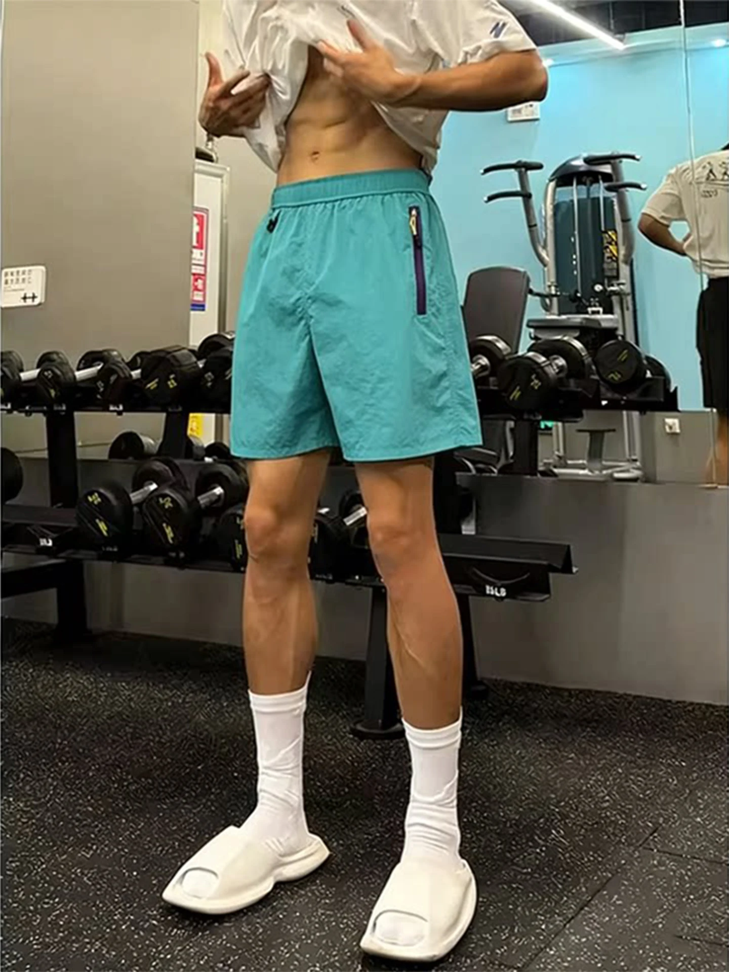 Tinefleur American Sle Qui Dry orts Men Summer Thin Ice Silk Running Sports Five-Quarter Length Beach Pants
Tinefleur American Sle Qui Dry orts Men Summer Thin Ice Silk Running Sports Five-Quarter Length Beach Pants