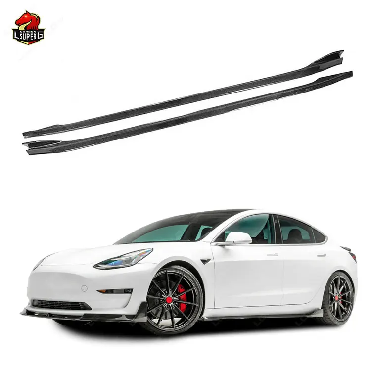 Car Modification for Tesla Model 3 Side Skirts Upgrade to V Style Carbon Fiber Side Skirts
Car Modification for Tesla Model 3 Side Skirts Upgrade to V Style Carbon Fiber Side Skirts