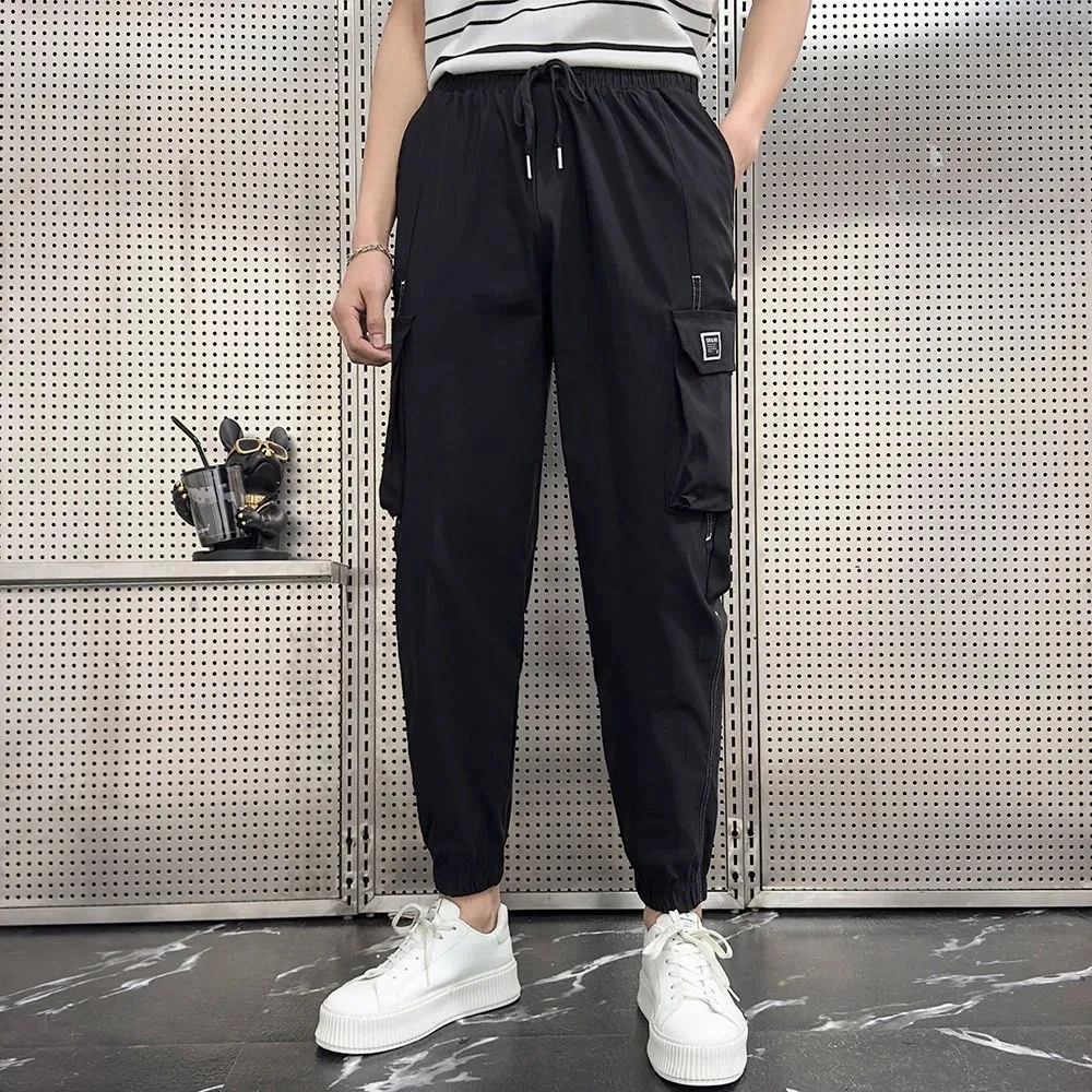 Korea Fashion Black Cargo Pants Men Nine-Point Pants Slim Casual Summer Vintage Male Trousers Spring Men's Clothing Pantalones
Korea Fashion Black Cargo Pants Men Nine-Point Pants Slim Casual Summer Vintage Male Trousers Spring Men's Clothing Pantalones