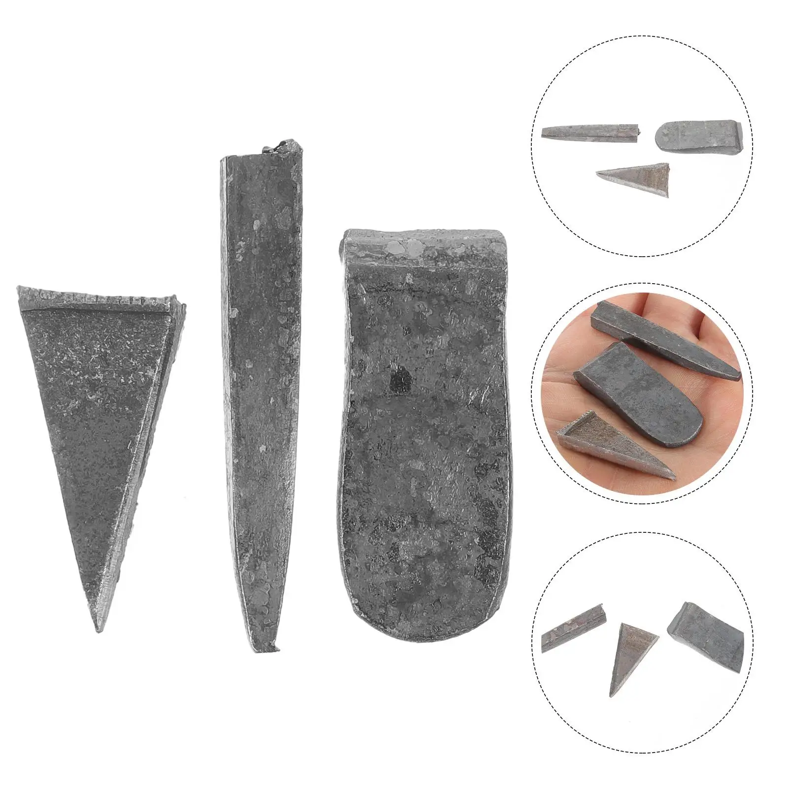 3pcs Iron Wedge Tools Small Lightweight Hammer Axe Wedge Accessories for Wood Construction Durable Safe Material
3pcs Iron Wedge Tools Small Lightweight Hammer Axe Wedge Accessories for Wood Construction Durable Safe Material