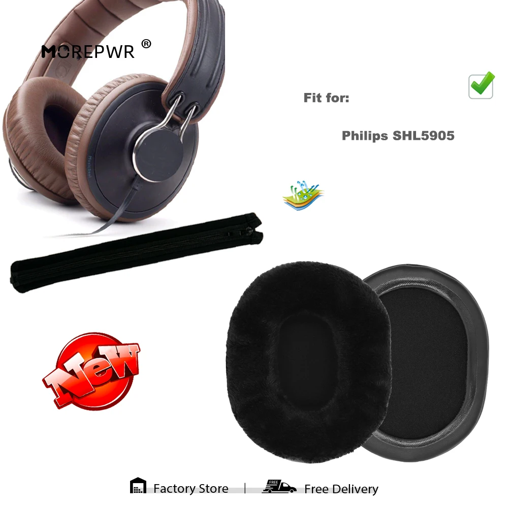Morepwr Сменные амбушюры для Philips SHL5905, детали для гарнитуры, Кожаная подушка, бархатные амбушюры, чехол для наушников
Morepwr Сменные амбушюры для Philips SHL5905, детали для гарнитуры, Кожаная подушка, бархатные амбушюры, чехол для наушников
