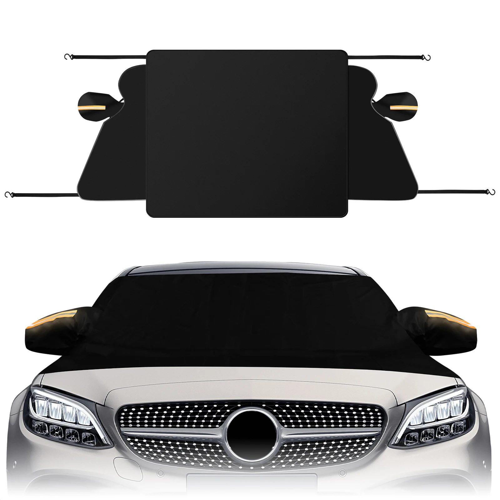 Car Snow Shield Sunshade Cover Insulated Anti Frost Winter Thick Auto Front Windshield Windproof Protection Cover
Car Snow Shield Sunshade Cover Insulated Anti Frost Winter Thick Auto Front Windshield Windproof Protection Cover