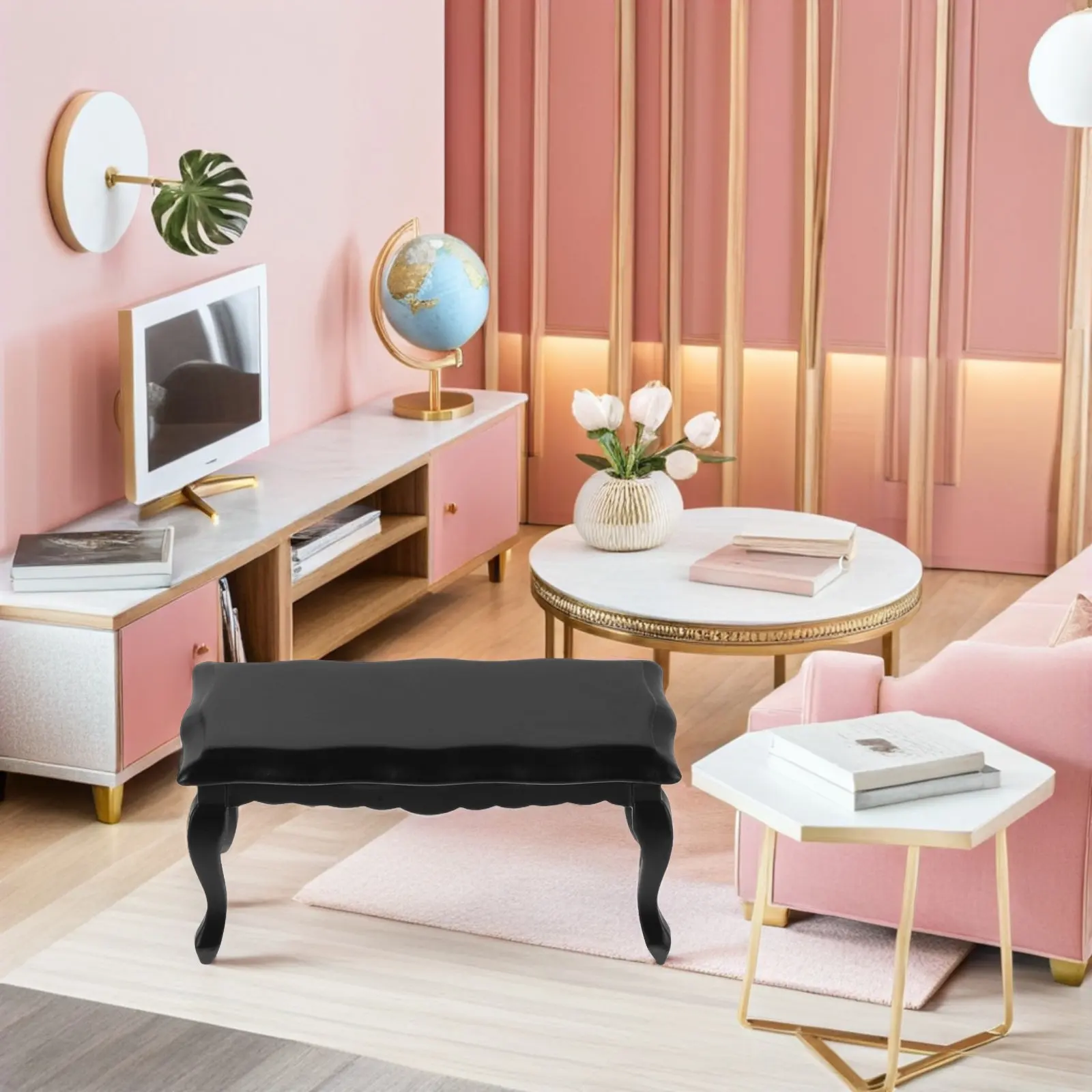 2Pcs Miniature Wooden Wave Coffee Table Dollhouse Side Table Living Room Accessories Mini Furniture for Dollhouse Realistic
2Pcs Miniature Wooden Wave Coffee Table Dollhouse Side Table Living Room Accessories Mini Furniture for Dollhouse Realistic