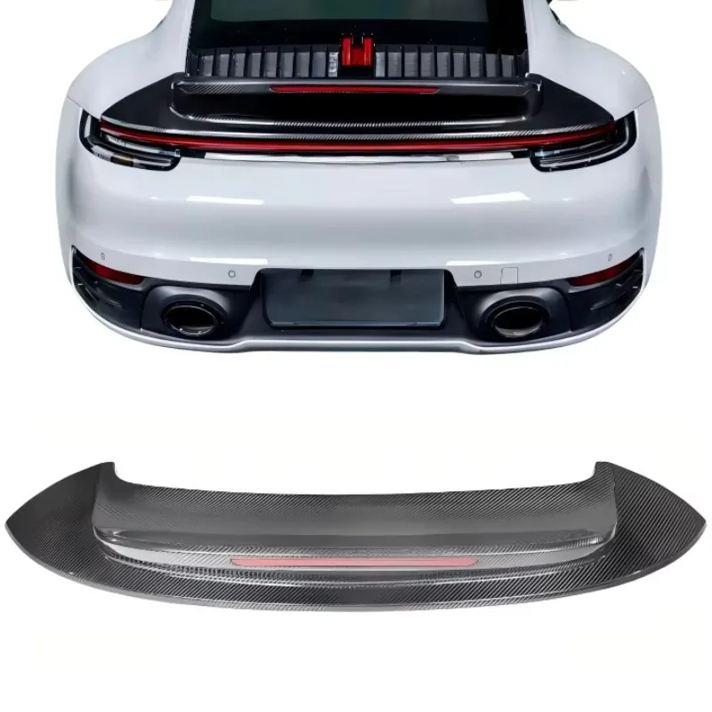 New Sport Classic Dry Carbon Rear Spoiler for 992/911 Bumper Accessory with Self-Adhesive and 1 Year Warranty
New Sport Classic Dry Carbon Rear Spoiler for 992/911 Bumper Accessory with Self-Adhesive and 1 Year Warranty