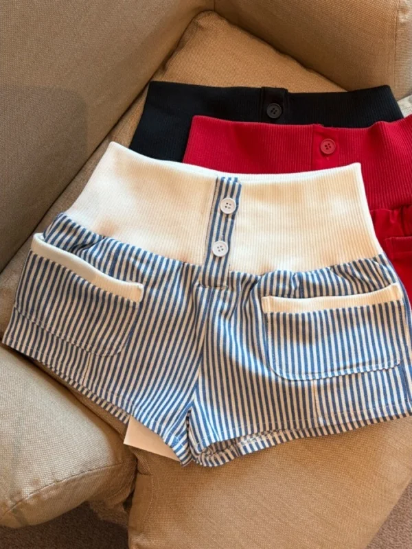 Sweet Style Color Block Wide Leg Short Pants Casual High Waist Trousers for Women plus Size Summer Season High Street Fashion
Sweet Style Color Block Wide Leg Short Pants Casual High Waist Trousers for Women plus Size Summer Season High Street Fashion