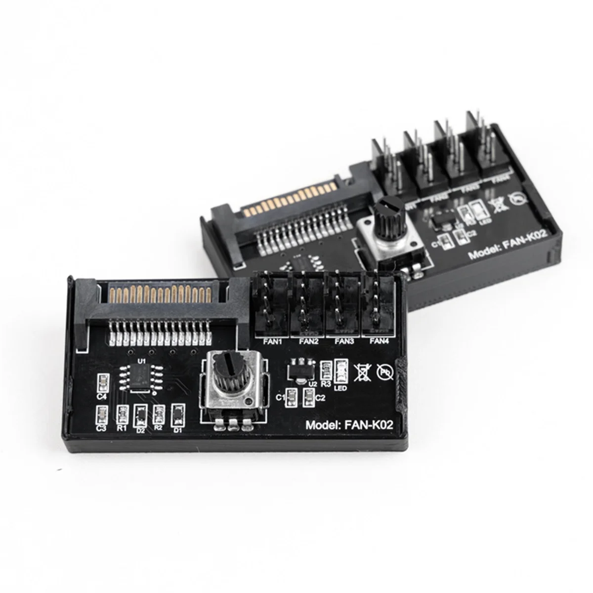 B17CCC PWM Fan Speed Controller High Power Sata DC Power 4Pin Fan Governor NAS Server Fan Speed Control 4-Way PWM Fan Governor
B17CCC PWM Fan Speed Controller High Power Sata DC Power 4Pin Fan Governor NAS Server Fan Speed Control 4-Way PWM Fan Governor