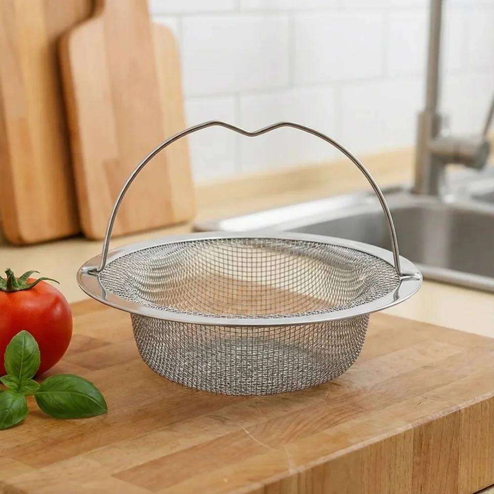 1/2pcs Stainless Steel Kitchen Sink Strainer With Handle Stopper Replacement Drain Basket Stainless Steel Mesh Filter Waste Hole
1/2pcs Stainless Steel Kitchen Sink Strainer With Handle Stopper Replacement Drain Basket Stainless Steel Mesh Filter Waste Hole