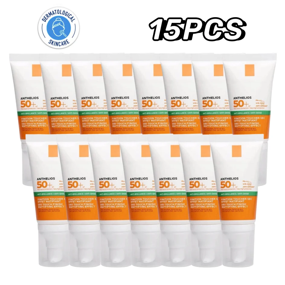 15 шт. оригинальный гель-крем Anthelios SPF50 + для защиты от солнца и блеска, нежный, не жирный, водонепроницаемый, невидимая текстура, контроль жирности, 50 мл
15 шт. оригинальный гель-крем Anthelios SPF50 + для защиты от солнца и блеска, нежный, не жирный, водонепроницаемый, невидимая текстура, контроль жирности, 50 мл