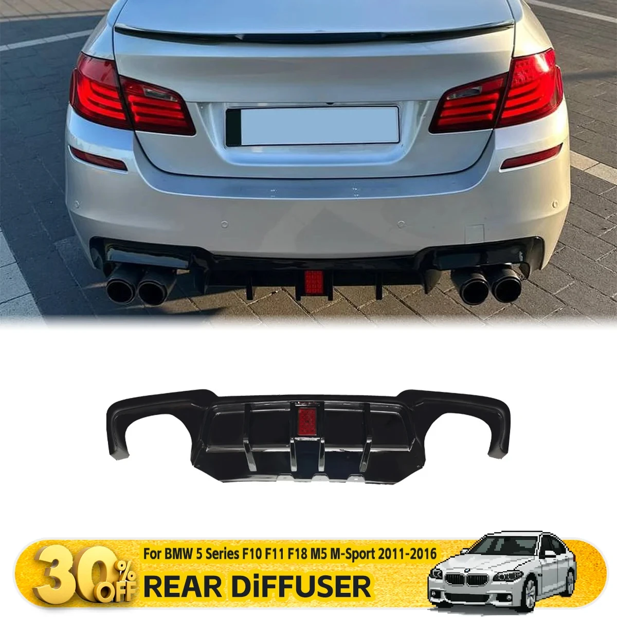 Задний бампер, диффузор, сплиттер, спойлер для BMW 5 серии F10 F11 F18 M5 M-Sport 2011-2016, автомобильные тюнинговые комплекты кузова, аксессуары
Задний бампер, диффузор, сплиттер, спойлер для BMW 5 серии F10 F11 F18 M5 M-Sport 2011-2016, автомобильные тюнинговые комплекты кузова, аксессуары