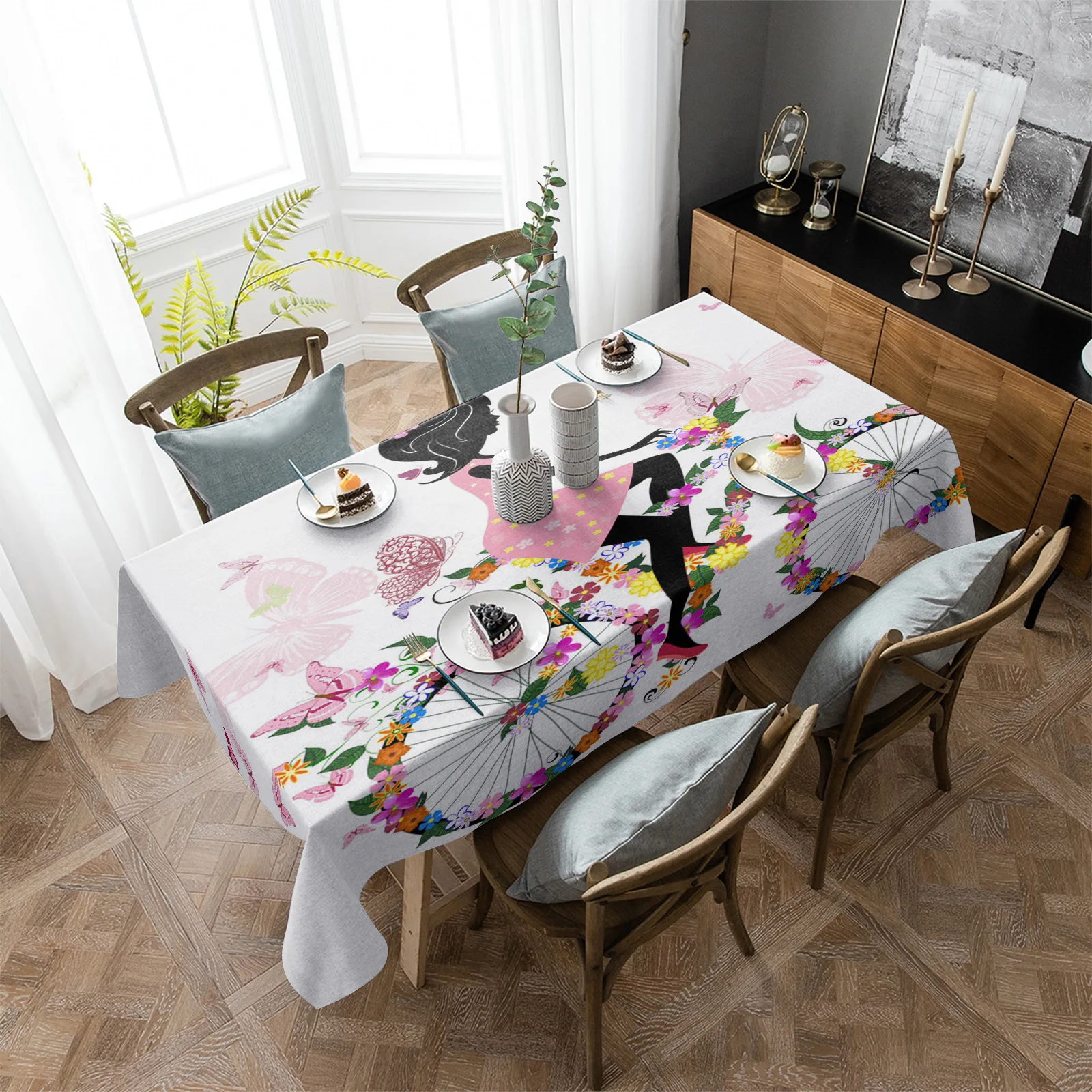 Butterfly Girl Bicycle Flower Pink White Waterproof Tablecloth Party Decorations Rectangle Table Cloth Kitchen Table Decor
Butterfly Girl Bicycle Flower Pink White Waterproof Tablecloth Party Decorations Rectangle Table Cloth Kitchen Table Decor