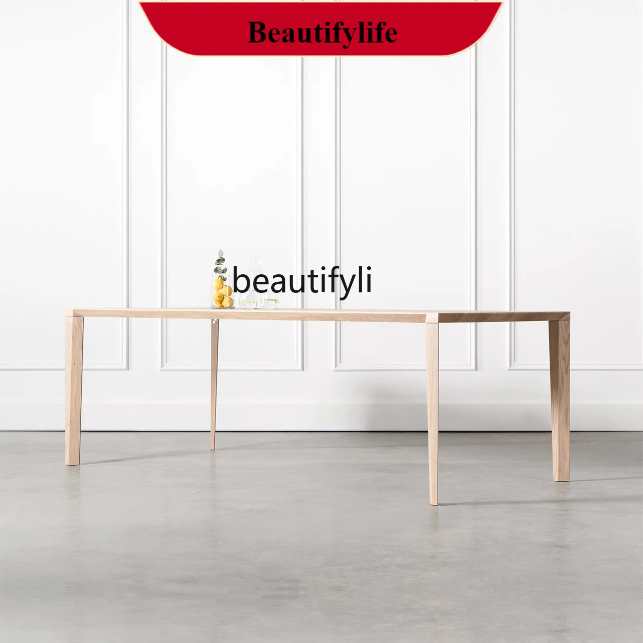 Nordic Solid Wood Dining Table Modern Simple Dining Table Household White Oak Wood Rectangular Dining Table G1218
Nordic Solid Wood Dining Table Modern Simple Dining Table Household White Oak Wood Rectangular Dining Table G1218