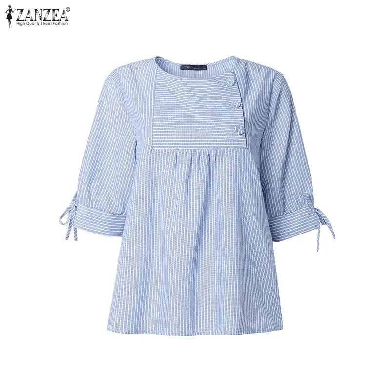 Fashion Summer O Neck Short Sleeve Plaid Blouse ZANZEA Office Women Tops Elegant OL Work Shirt Female Holiday Blusas Mujer Tunic
Fashion Summer O Neck Short Sleeve Plaid Blouse ZANZEA Office Women Tops Elegant OL Work Shirt Female Holiday Blusas Mujer Tunic