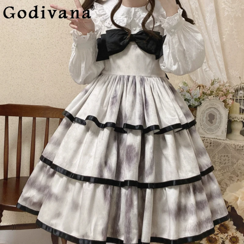 Spring Elegant Versatile Age Reduction Bottoming Shirt Sweet Girl Peter Pan Collar Lace Lolita Long Sleeve Solid Color Shirts
Spring Elegant Versatile Age Reduction Bottoming Shirt Sweet Girl Peter Pan Collar Lace Lolita Long Sleeve Solid Color Shirts