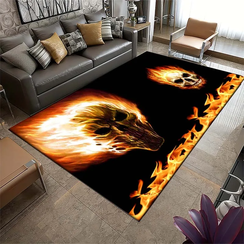 Коврики с 3D принтом, готические прямоугольные ковры с пламенным черепом, коврики для гостиной, спальни, противоскользящий домашний декоративный напольный коврик
Коврики с 3D принтом, готические прямоугольные ковры с пламенным черепом, коврики для гостиной, спальни, противоскользящий домашний декоративный напольный коврик