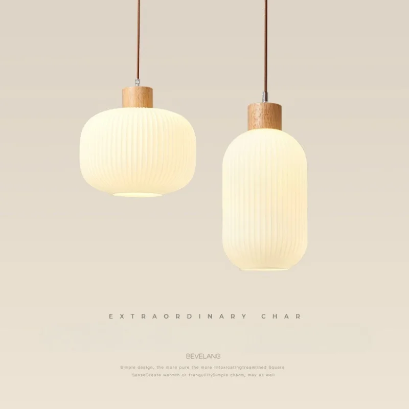 Modern White Glass Pendant Lights Japaness Restaurant Wood Hanging Lighting Dining Kitchen Living Bedroom Home Decor Fixture
Modern White Glass Pendant Lights Japaness Restaurant Wood Hanging Lighting Dining Kitchen Living Bedroom Home Decor Fixture