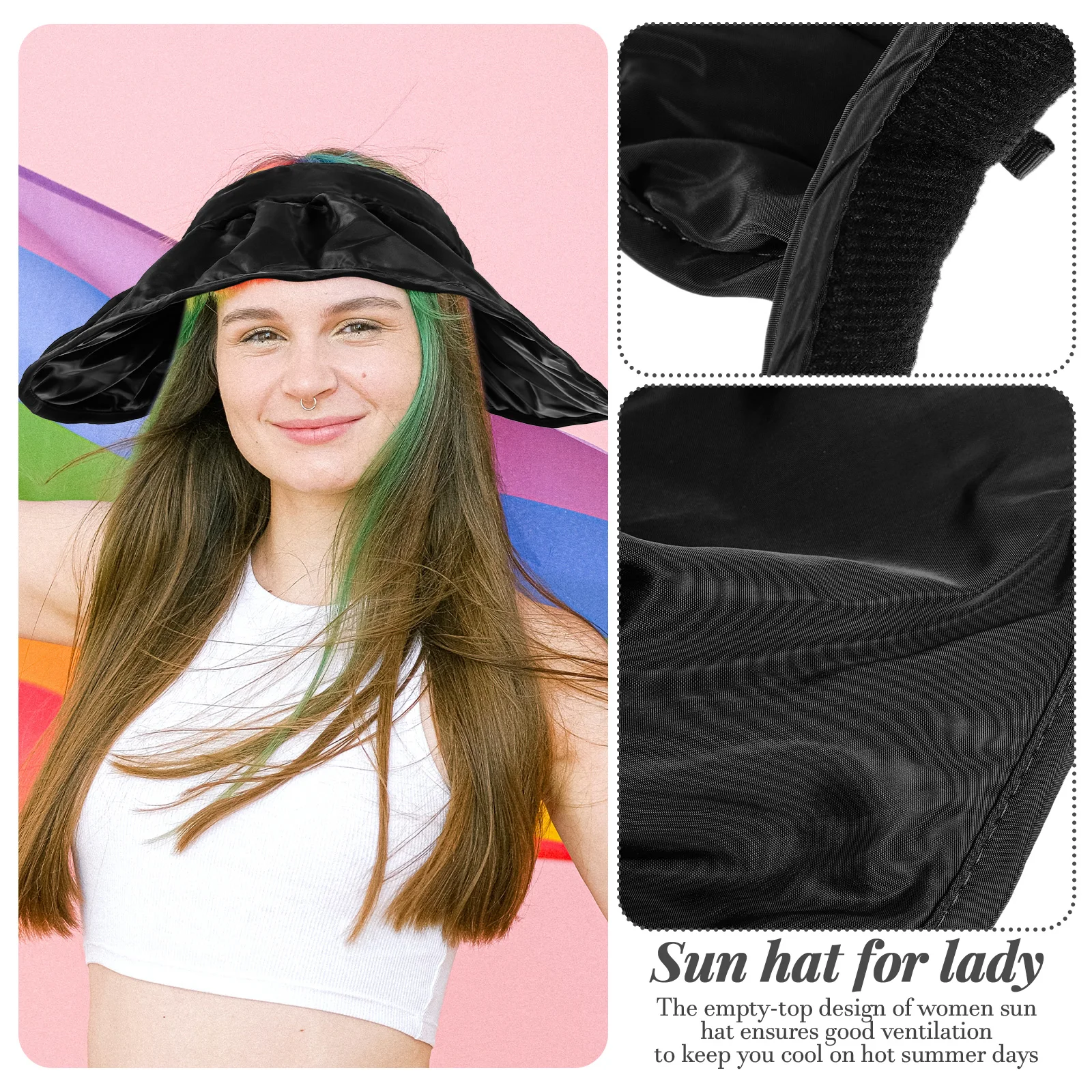 Foldable Women Protection Wide Women Hat Brim Beach Sun Protection Cap Shell Packable Hair Care Styling Sun Visor
Foldable Women Protection Wide Women Hat Brim Beach Sun Protection Cap Shell Packable Hair Care Styling Sun Visor