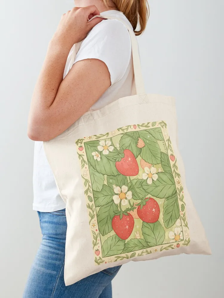 Strawberries for Life Tote Bag canvas bags sac pour femme Candy bags cute pouch bag
Strawberries for Life Tote Bag canvas bags sac pour femme Candy bags cute pouch bag