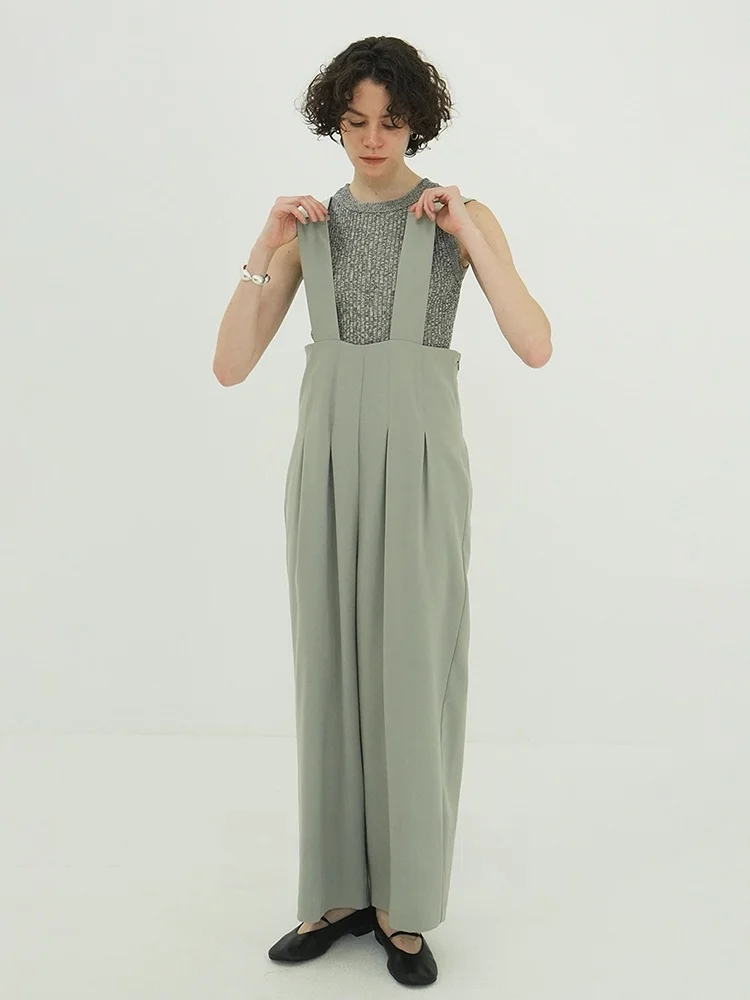 Simple Design Wide Leg Pants Jumpsuit Long Pants High Waist Bi Style Commute Wear Summer Collection No Brand
Simple Design Wide Leg Pants Jumpsuit Long Pants High Waist Bi Style Commute Wear Summer Collection No Brand