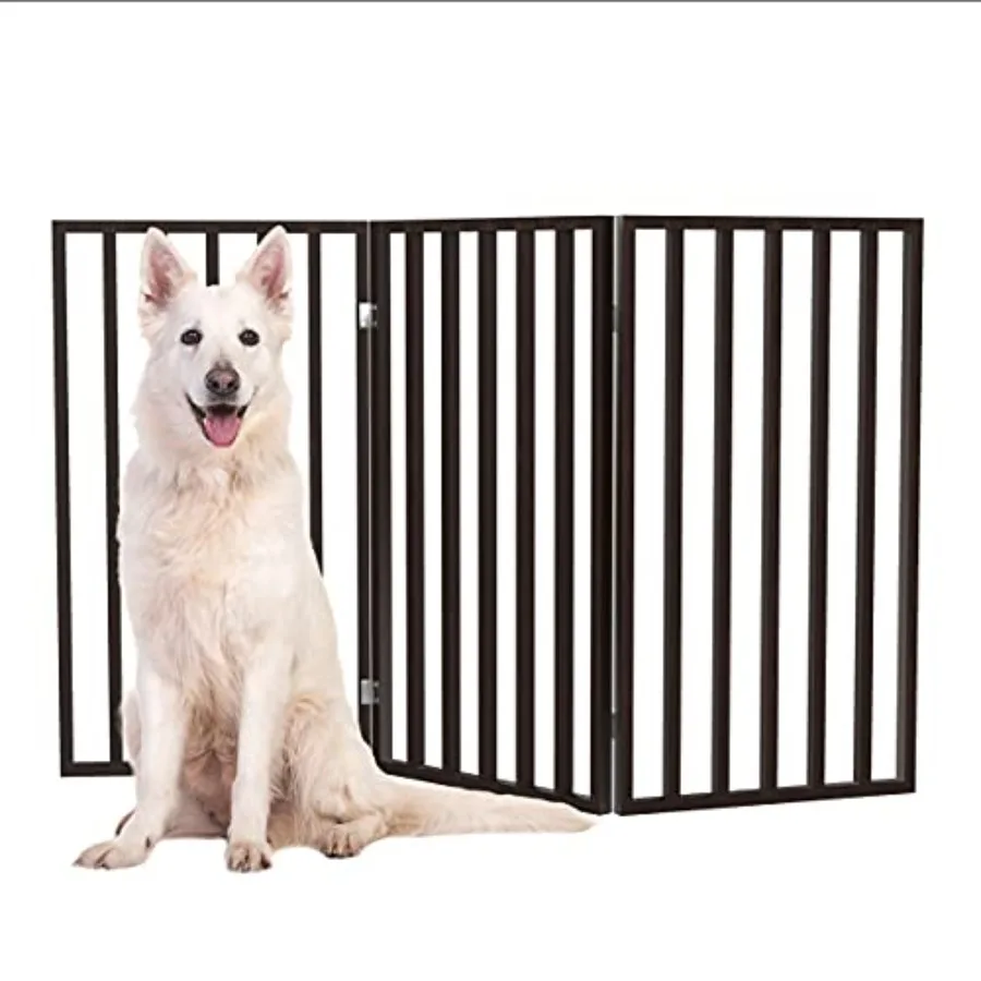 Indoor Pet Gate - Folding Dog Gate for Stairs or Doorways - 5x2-Inch Tall Freestanding Pet Fence for Cats and Dogs by PETMAKER
Indoor Pet Gate - Folding Dog Gate for Stairs or Doorways - 5x2-Inch Tall Freestanding Pet Fence for Cats and Dogs by PETMAKER